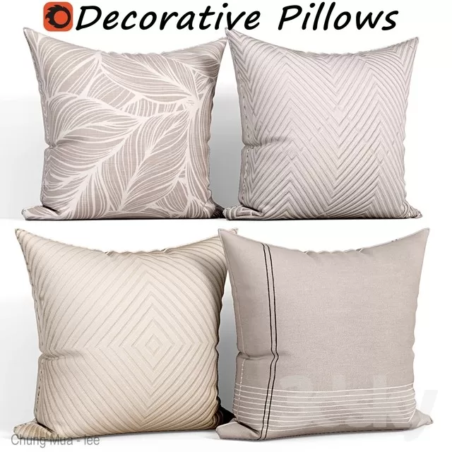DECOR - PILLOW 3D MODELS