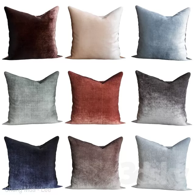 3DSKYFREE – DECOR - PILLOW 3DS MAX MODELS