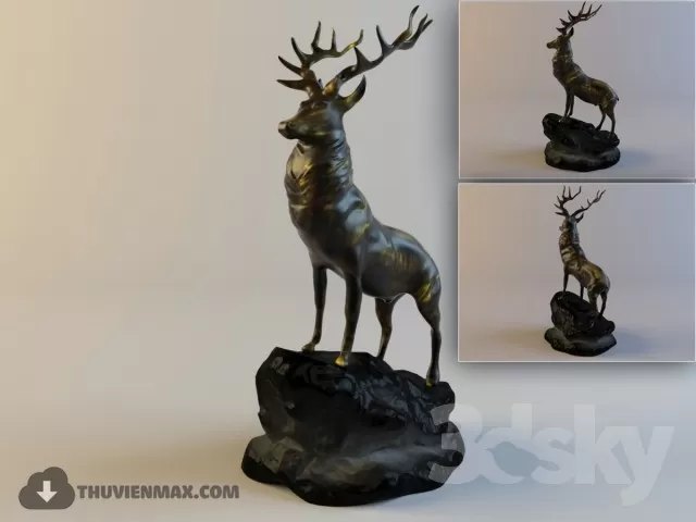 3DSKYFREE – DECOR - SCULPTURE 3DS MAX MODELS