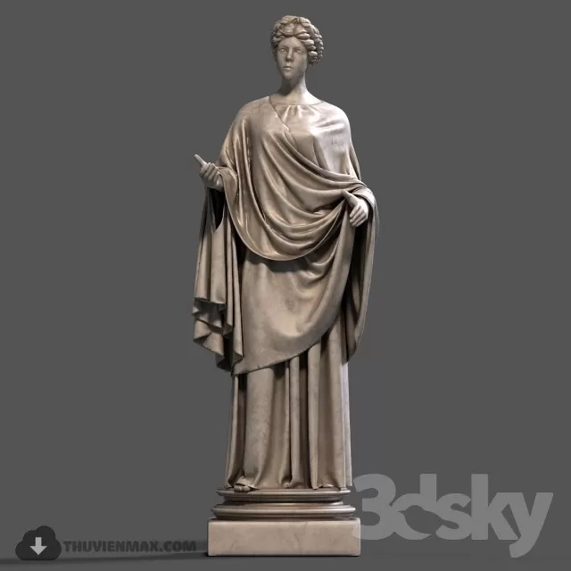 3DSKYFREE – DECOR - SCULPTURE 3DS MAX MODELS