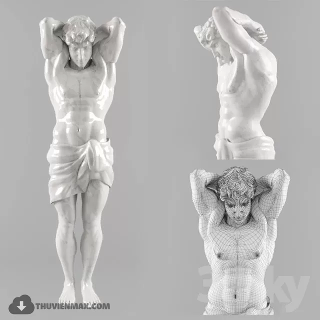 3DSKYFREE – DECOR - SCULPTURE 3DS MAX MODELS