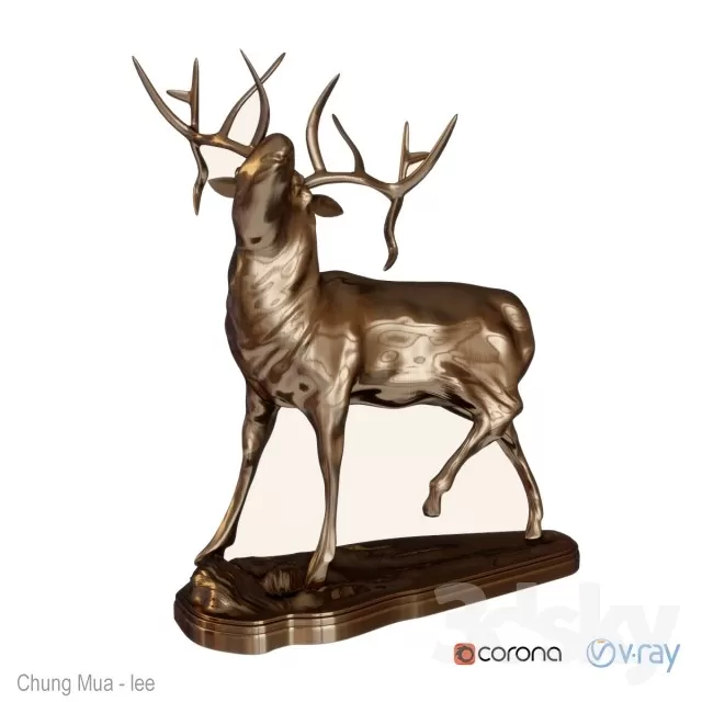 3DSKYFREE – DECOR - SCULPTURE 3DS MAX MODELS