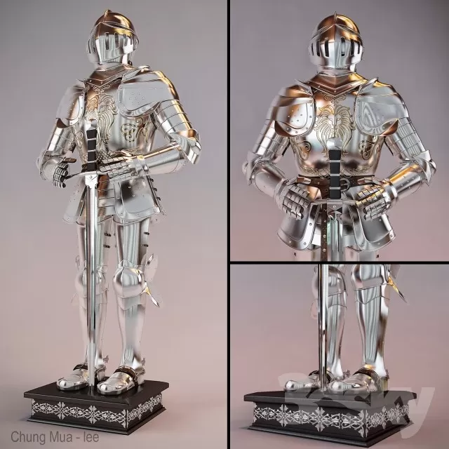 3DSKYFREE – DECOR - SCULPTURE 3DS MAX MODELS