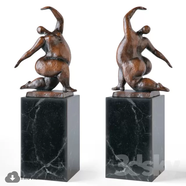 3DSKYFREE – DECOR - SCULPTURE 3DS MAX MODELS