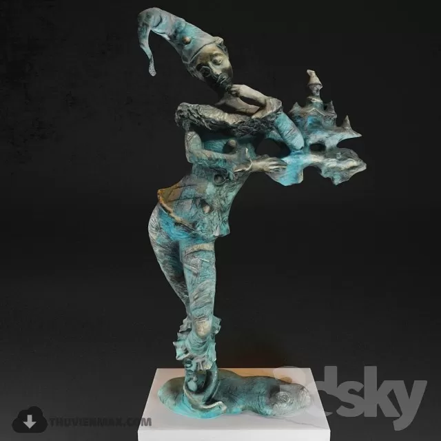 3DSKYFREE – DECOR - SCULPTURE 3DS MAX MODELS