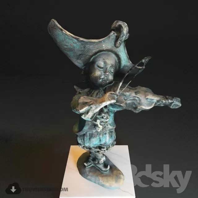 3DSKYFREE – DECOR - SCULPTURE 3DS MAX MODELS