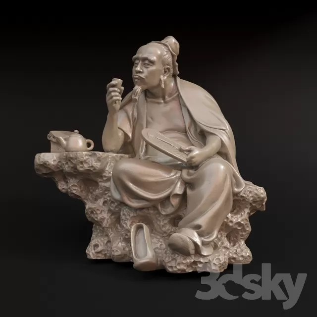 3DSKYFREE – DECOR - SCULPTURE 3DS MAX MODELS