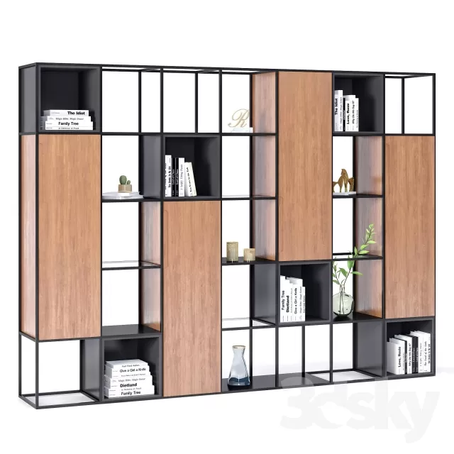 3DSKYFREE – DECOR - SHELVES 3DS MAX MODELS