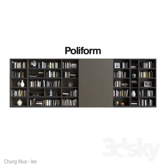 3DSKYFREE – DECOR - SHELVES 3DS MAX MODELS