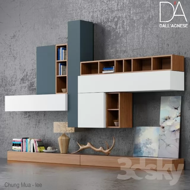 3DSKYFREE – DECOR - SHELVES 3DS MAX MODELS
