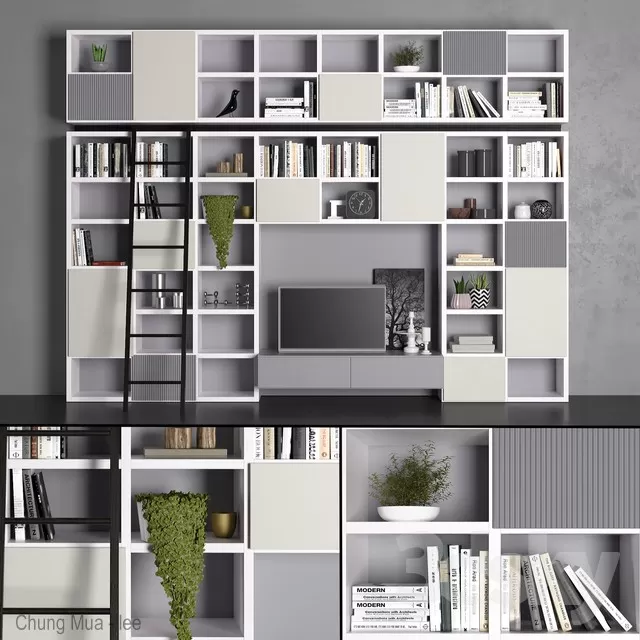 3DSKYFREE – DECOR - SHELVES 3DS MAX MODELS
