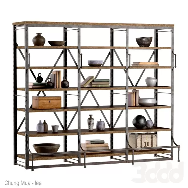 3DSKYFREE – DECOR - SHELVES 3DS MAX MODELS