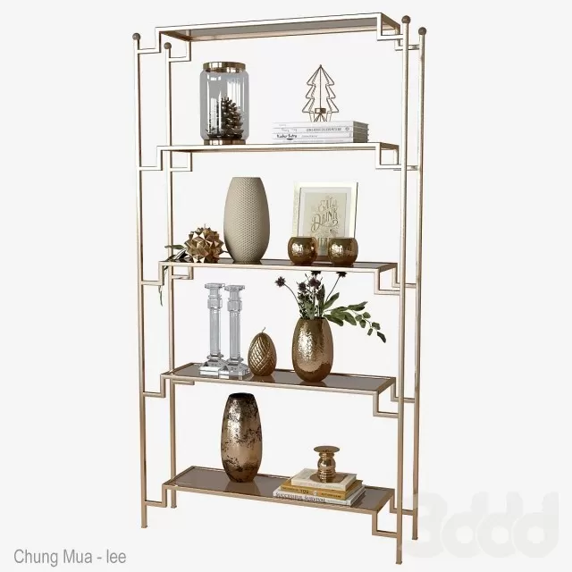 3DSKYFREE – DECOR - SHELVES 3DS MAX MODELS