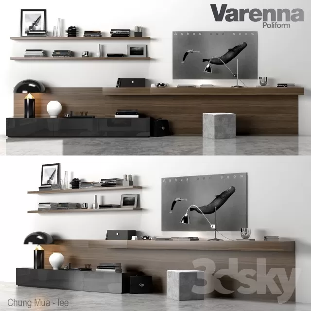 3DSKYFREE – DECOR - SHELVES 3DS MAX MODELS