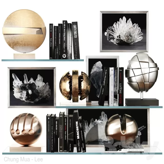 3DSKYFREE – DECOR - SHELVES 3DS MAX MODELS