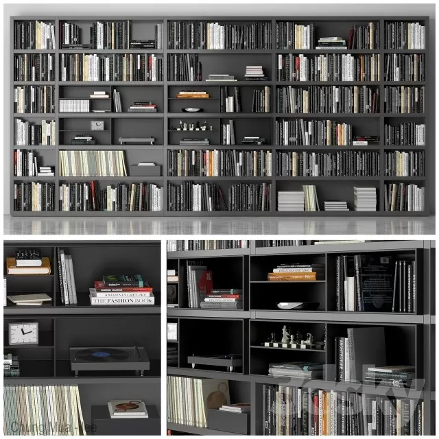 3DSKYFREE – DECOR - SHELVES 3DS MAX MODELS