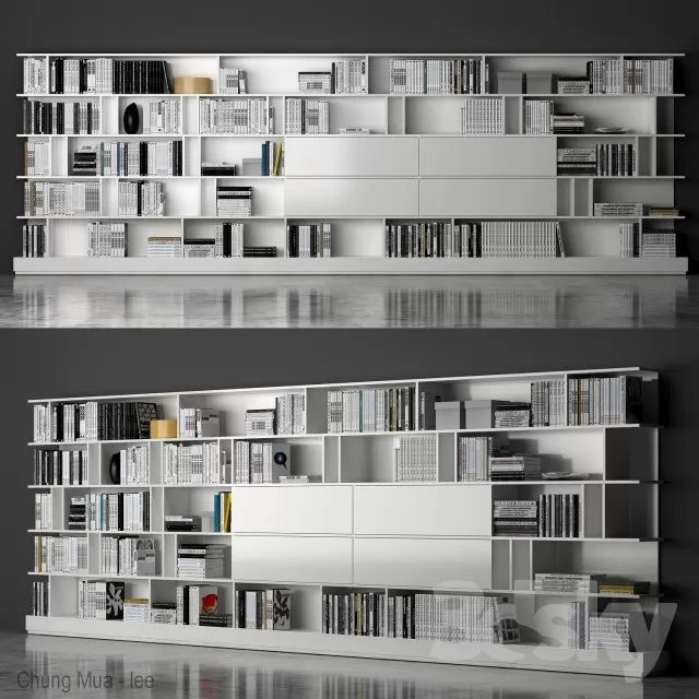 3DSKYFREE – DECOR - SHELVES 3DS MAX MODELS