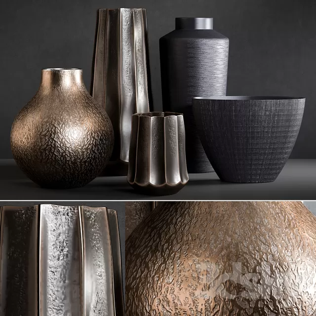 3DSKYFREE – DECOR - VASE 3DS MAX MODELS