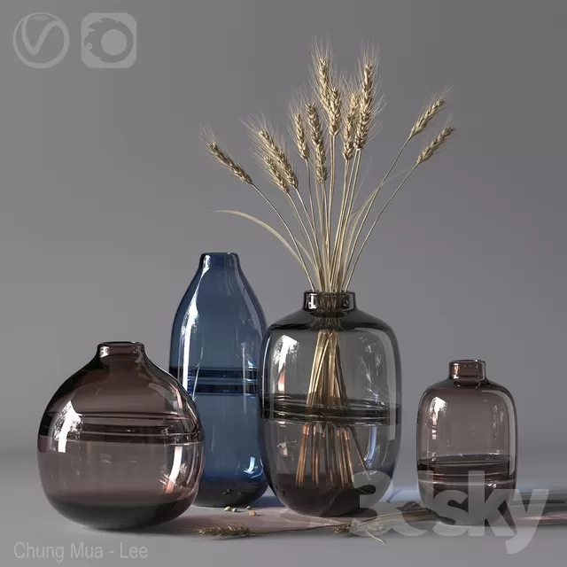 3DSKYFREE – DECOR - VASE 3DS MAX MODELS