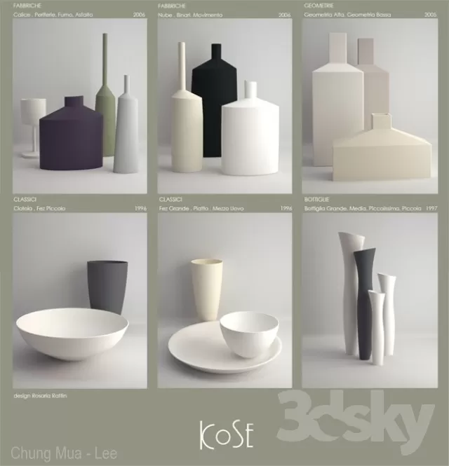 3DSKYFREE – DECOR - VASE 3DS MAX MODELS