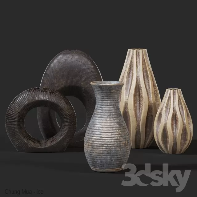 3DSKYFREE – DECOR - VASE 3DS MAX MODELS