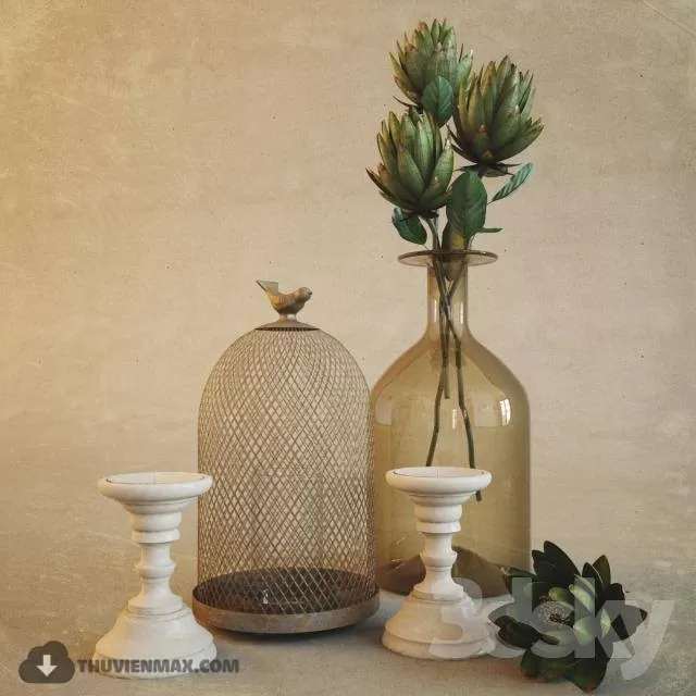 3DSKYFREE – DECOR - VASE 3DS MAX MODELS