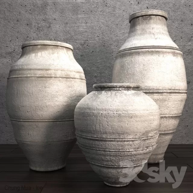 3DSKYFREE – DECOR - VASE 3DS MAX MODELS