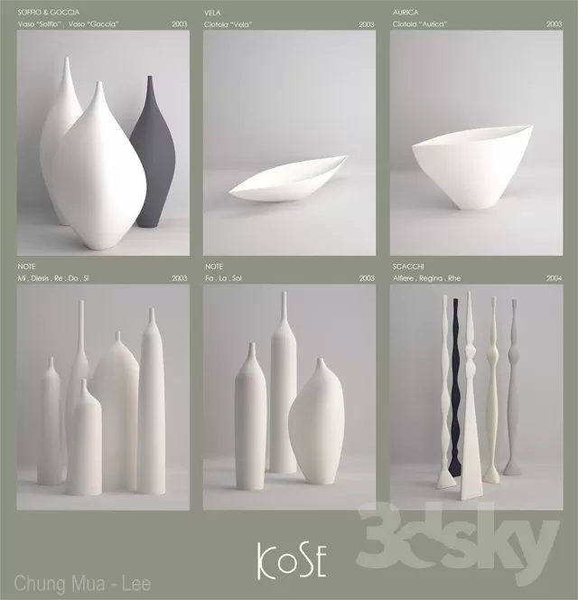 3DSKYFREE – DECOR - VASE 3DS MAX MODELS