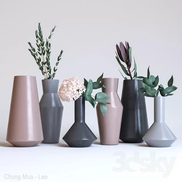 3DSKYFREE – DECOR - VASE 3DS MAX MODELS