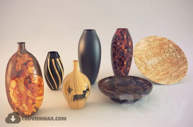 3DSKYFREE – DECOR - VASE 3DS MAX MODELS