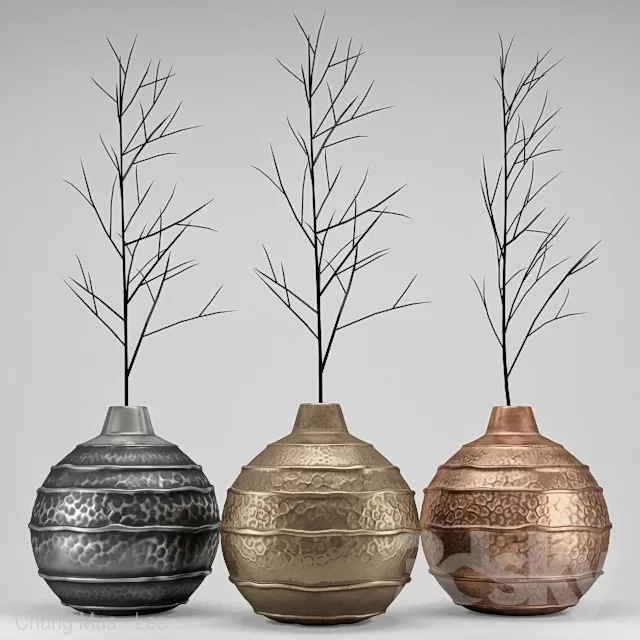 3DSKYFREE – DECOR - VASE 3DS MAX MODELS