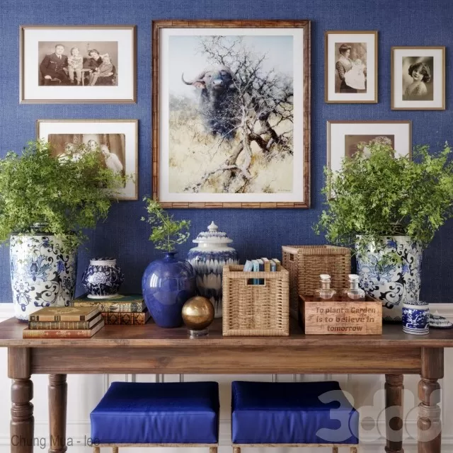 3DSKYFREE – DECOR - VINTAGE 3DS MAX MODELS