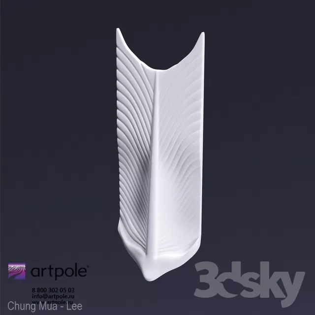 3DSKYFREE – DECOR - WALL 3DS MAX MODELS