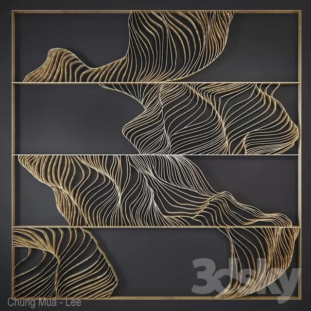 3DSKYFREE – DECOR - WALL 3DS MAX MODELS
