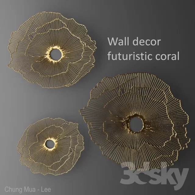 3DSKYFREE – DECOR - WALL 3DS MAX MODELS