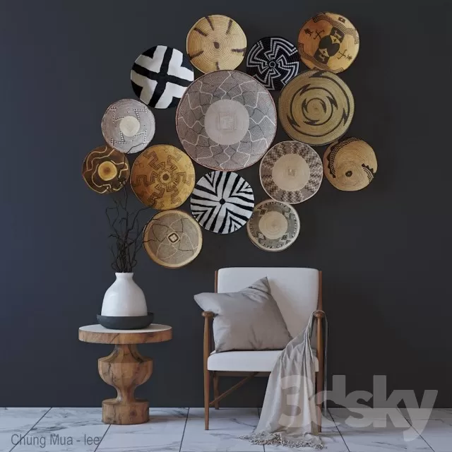 3DSKYFREE – DECOR - WALL 3DS MAX MODELS