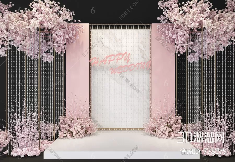 3DSKYFREE – DECOR - WEDDING 3DS MAX MODELS