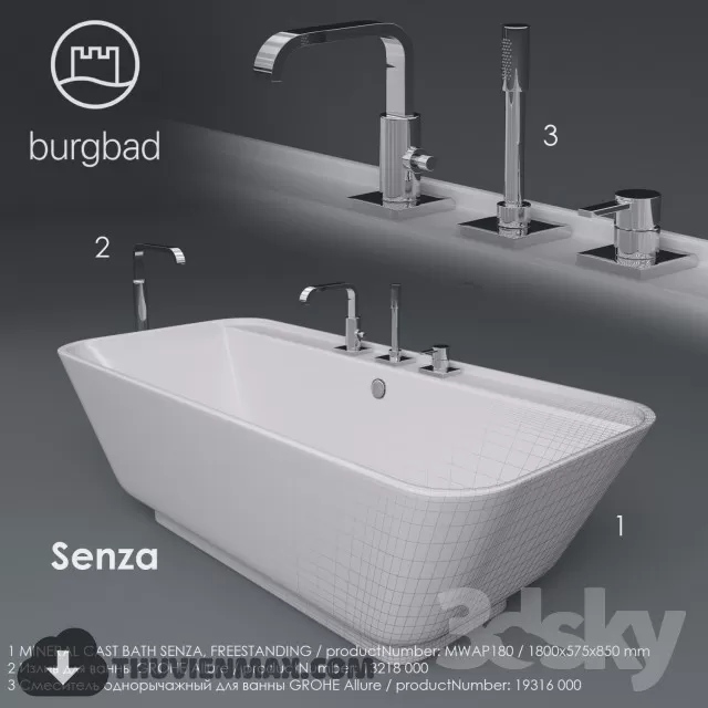 3DSKYFREE – DECORATION 3DS MAX MODELS