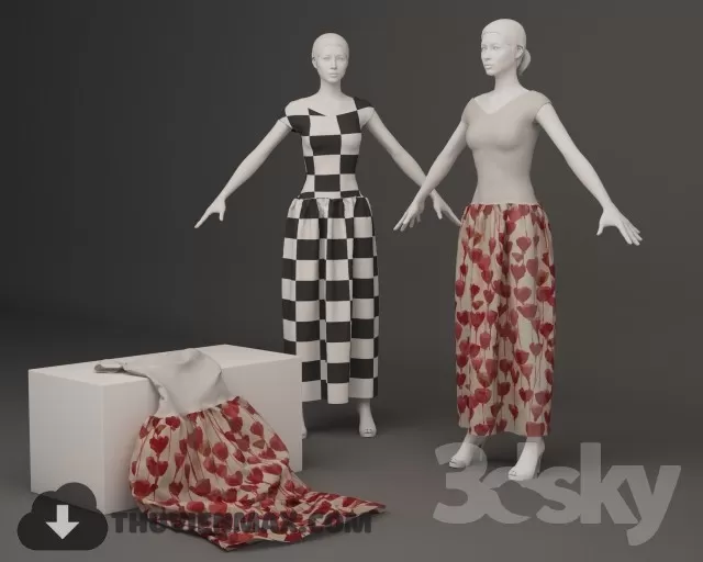 3DSKYFREE – DECORATION 3DS MAX MODELS