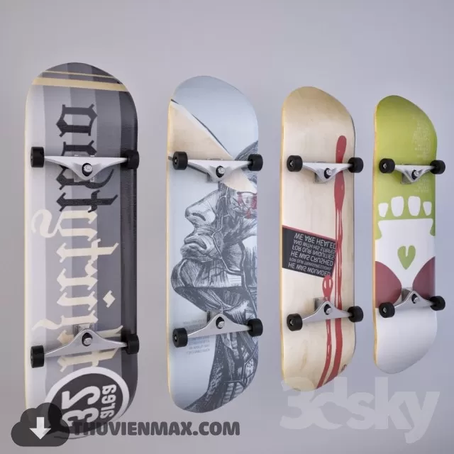 3DSKYFREE – DECORATION 3DS MAX MODELS