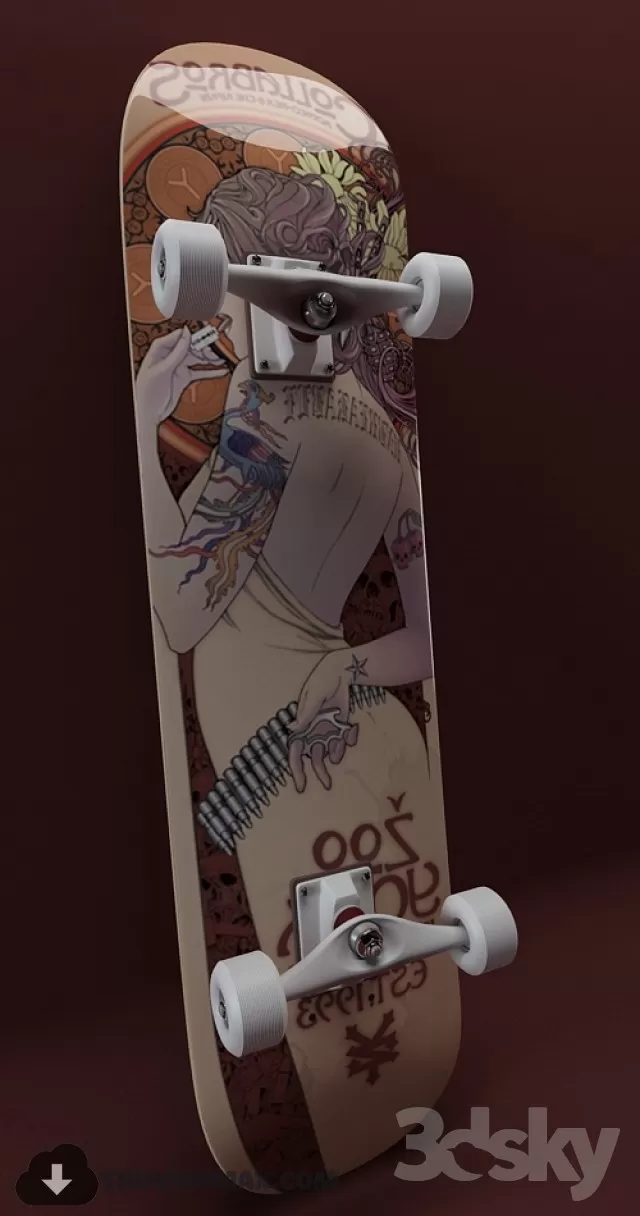 3DSKYFREE – DECORATION 3DS MAX MODELS