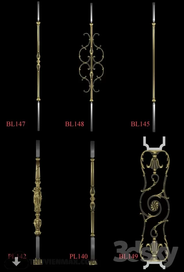 3DSKYFREE – DECORATION 3DS MAX MODELS