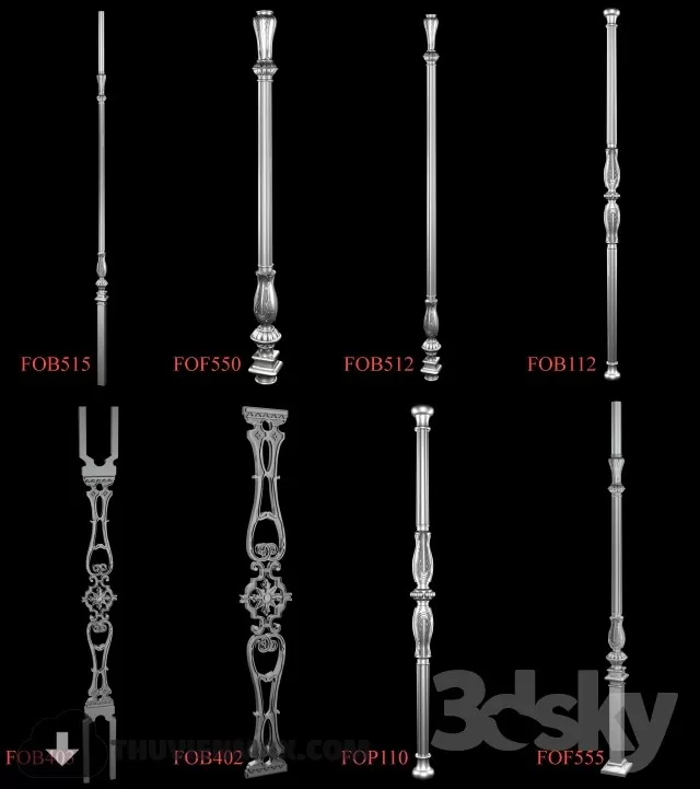 3DSKYFREE – DECORATION 3DS MAX MODELS