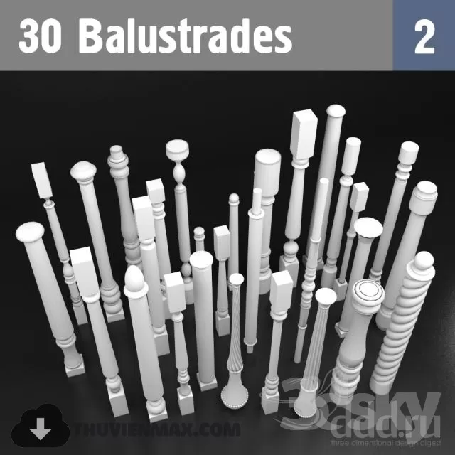 3DSKYFREE – DECORATION 3DS MAX MODELS