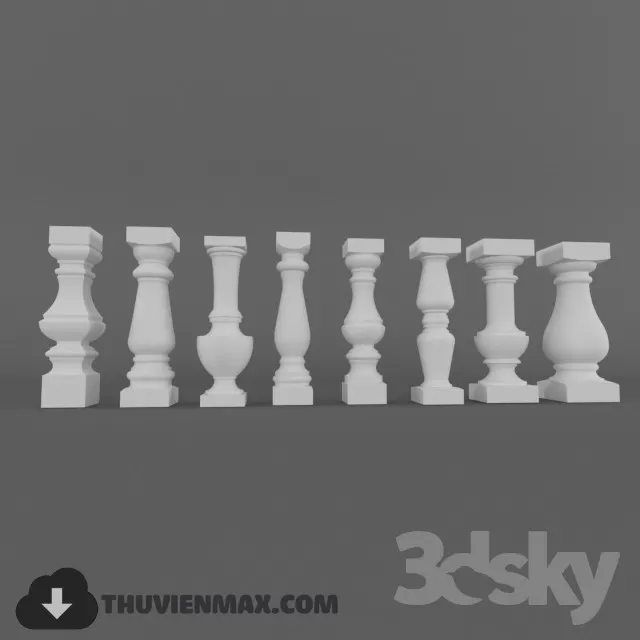 3DSKYFREE – DECORATION 3DS MAX MODELS