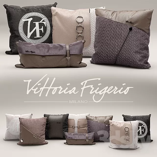 3DSKYFREE – DECORATION - PILLOW 3DS MAX MODELS