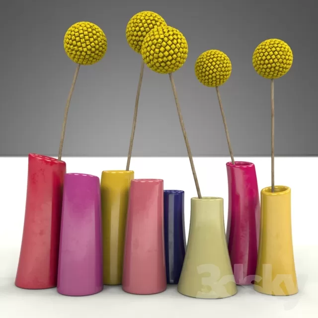 3DSKYFREE – DECORATION - VASE 3DS MAX MODELS