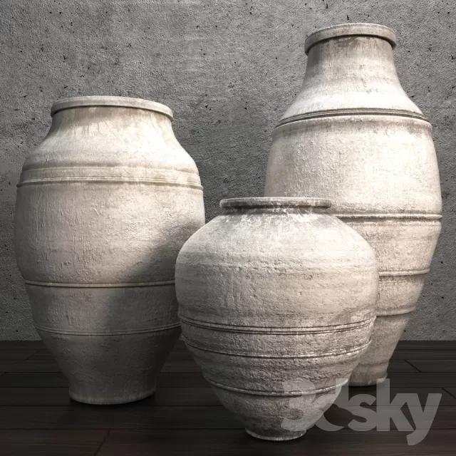 3DSKYFREE – DECORATION - VASE 3DS MAX MODELS