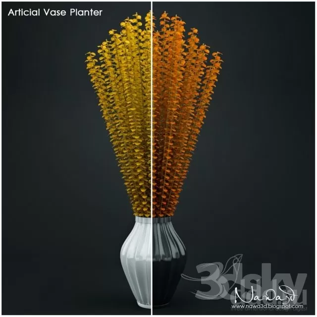 3DSKYFREE – DECORATION - VASE 3DS MAX MODELS