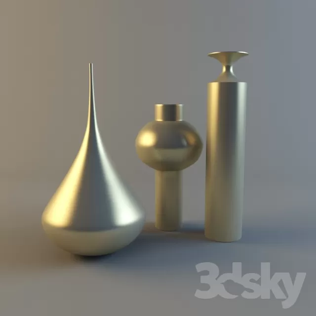 3DSKYFREE – DECORATION - VASE 3DS MAX MODELS